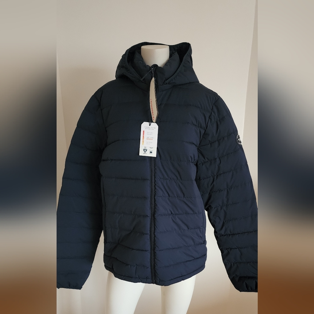 Brand New With Tags Abercrombie & Fitch Navy Stretch Puffer